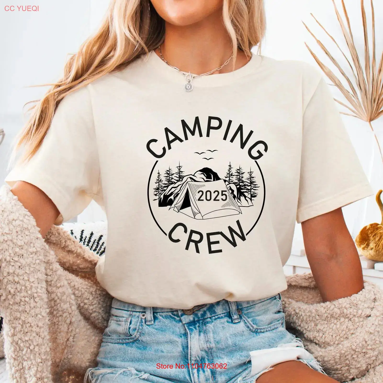 Outdoor Adventure Group - Футболка Camping Crew 2025 для семейного