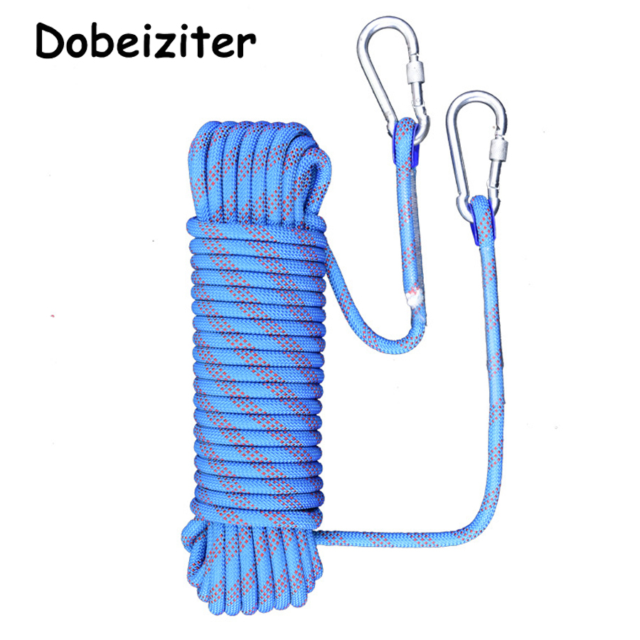 Rope Climbing Static - Утолщенная 10-метровая безопасная спасательная веревка, статическая
