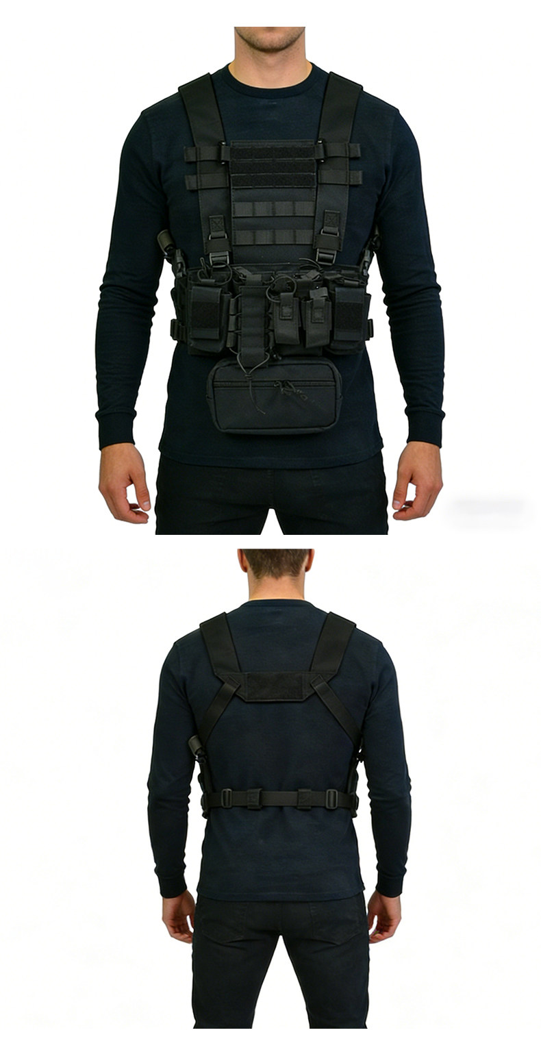 Тактический нагрудный жилет с  – обзор и цена Outdoor Adventure Vest