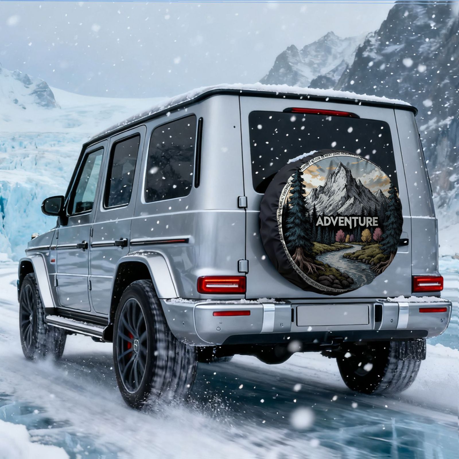 Винтажный чехол для шин с прин – обзор и цена Outdoor Adventure Vehicles