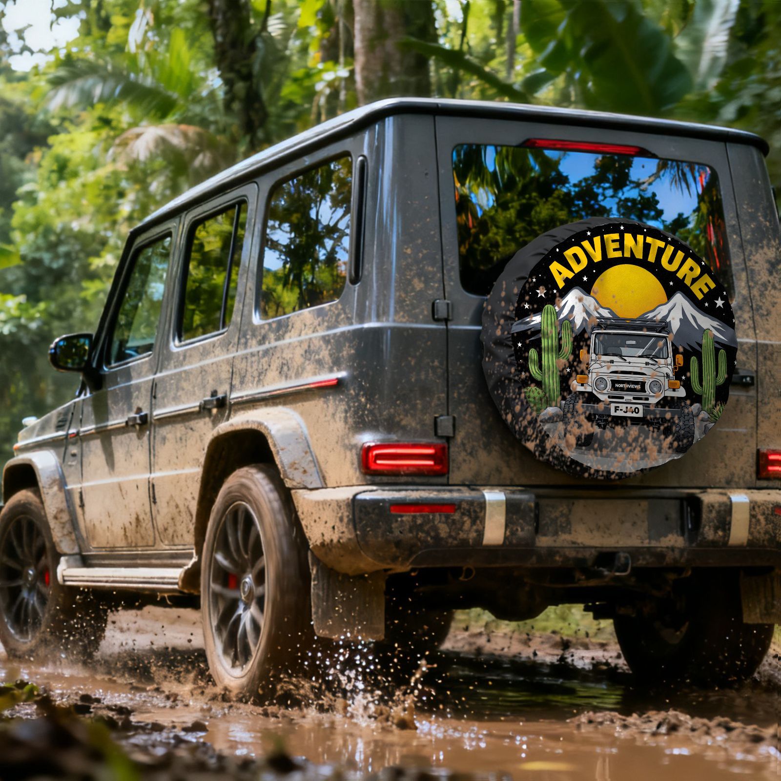 Чехол для запасного колеса вне – обзор и цена Outdoor Adventure Vehicles